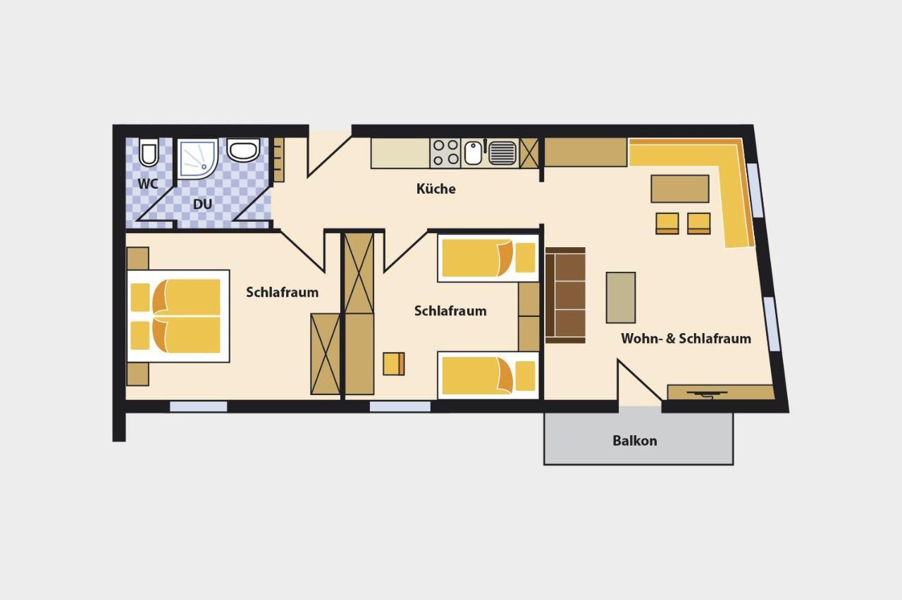 Appartements Sailer Prutz Exteriör bild